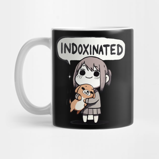 Indoxinated Dog Owner Girl by DoodleDashDesigns